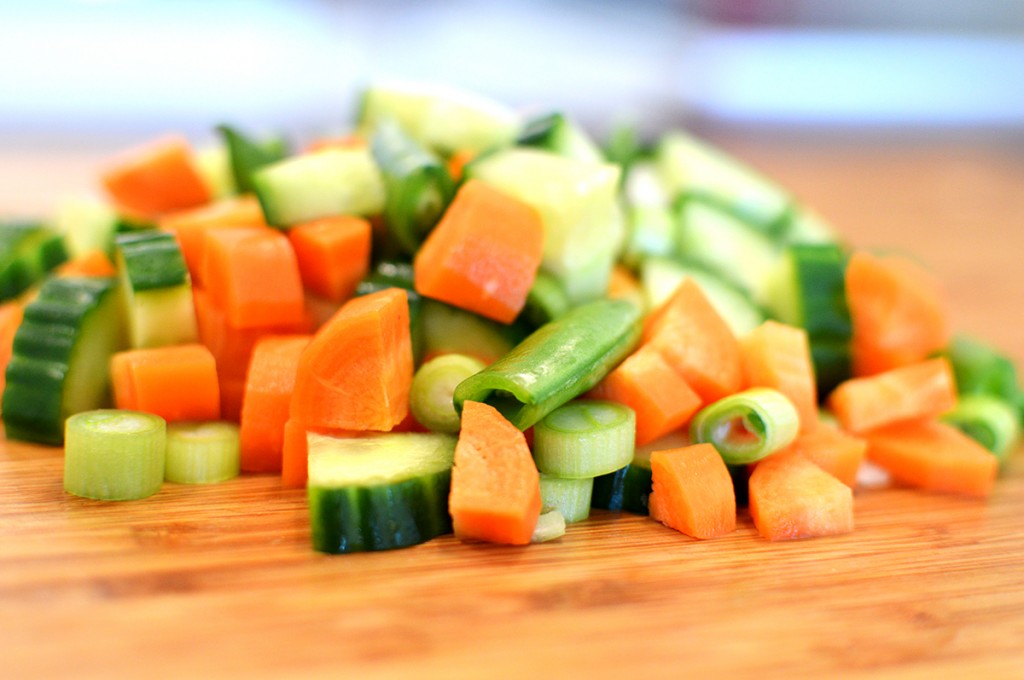 Cubed Vegetables 